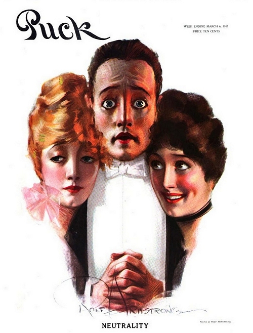 Puck Magazine cover from March 6, 1915