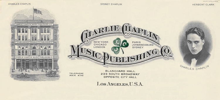 chaplin publishing company letterhead