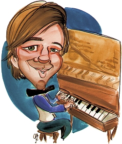 'Perfessor' Bill Edwards Caricature
